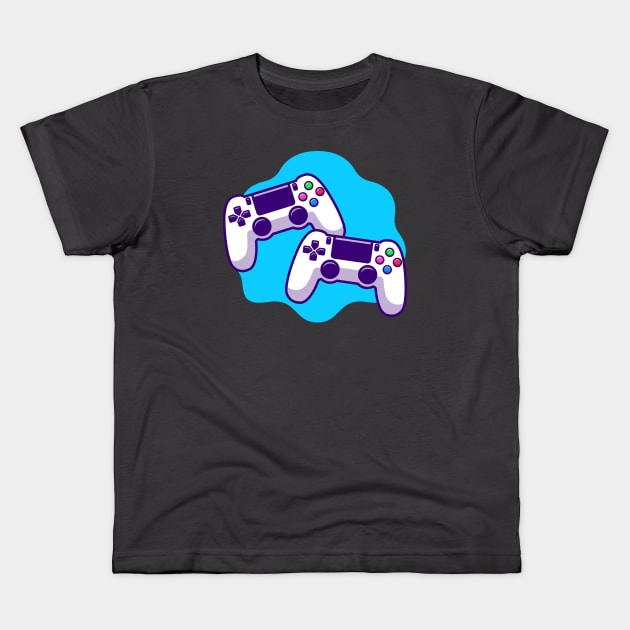 Game Controller Cartoon Kids T-Shirt by Catalyst Labs